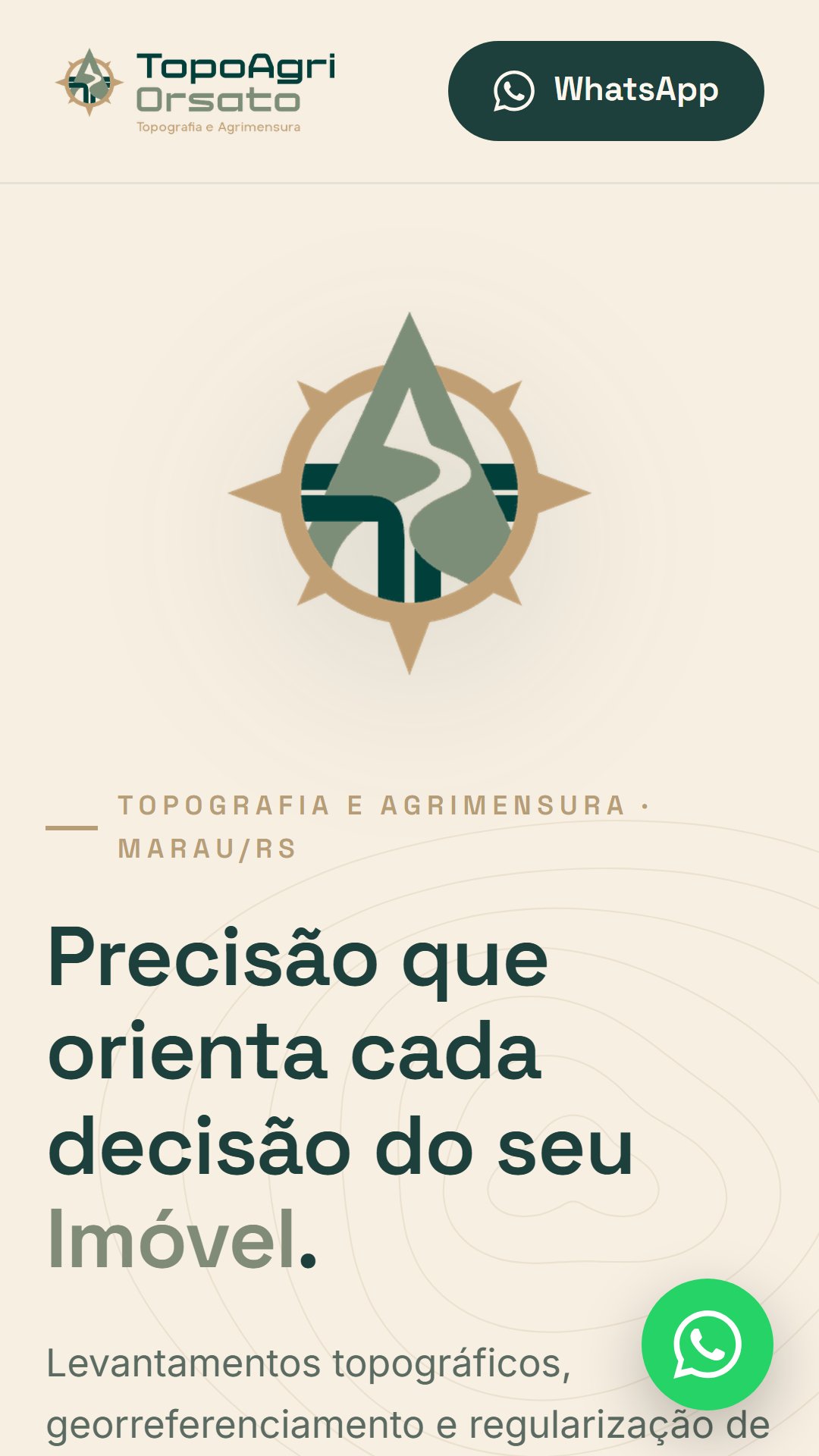 TopoAgri Orsato no celular
